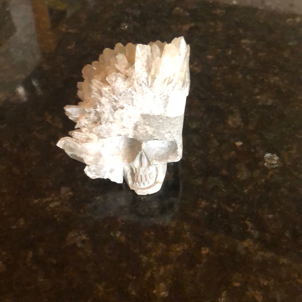Stunning Crystal Cluster Carved Skull!!!! - Picture 6 of 9